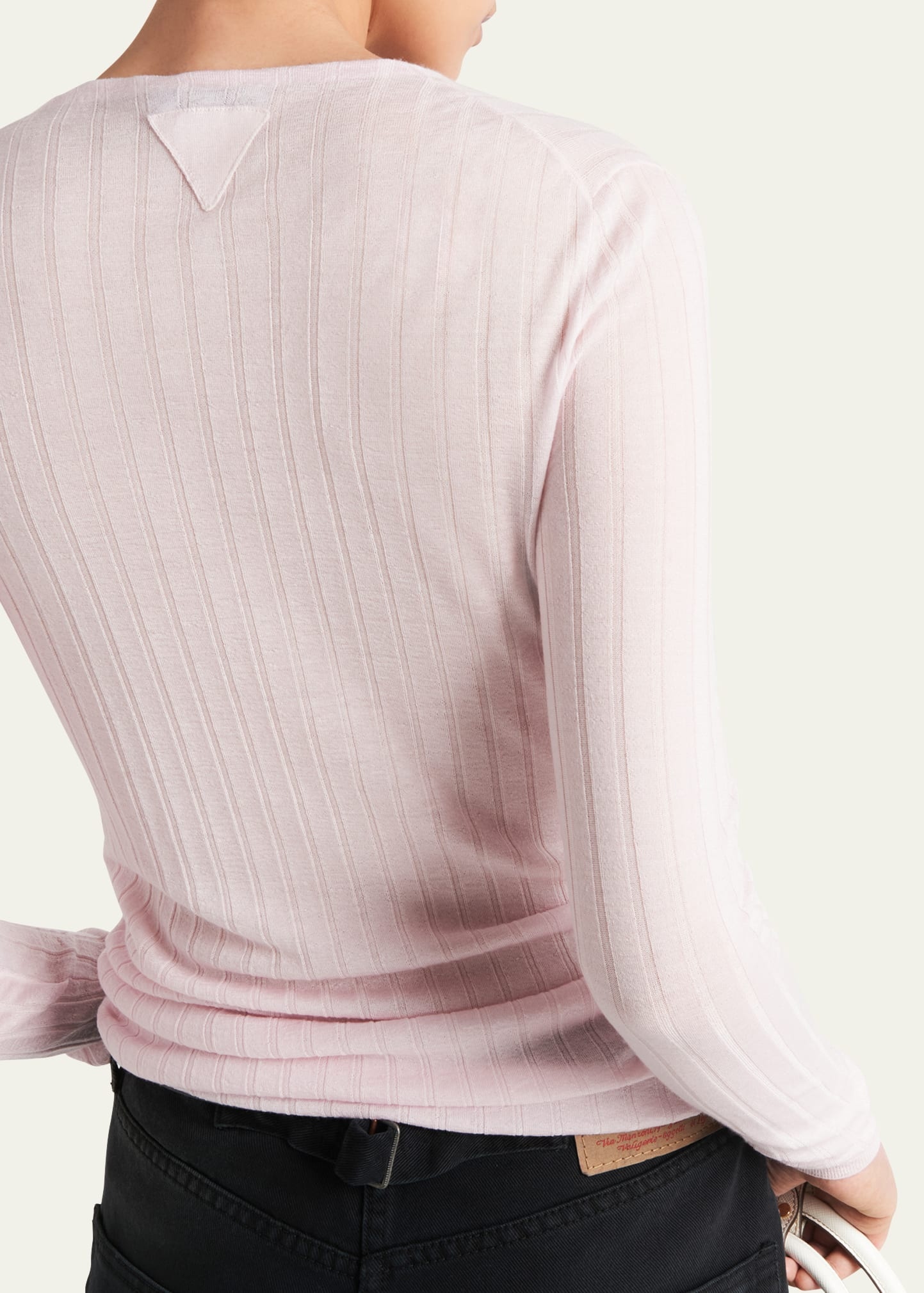 Superfine Cashmere and Silk Slim-Fit Sweater - 4