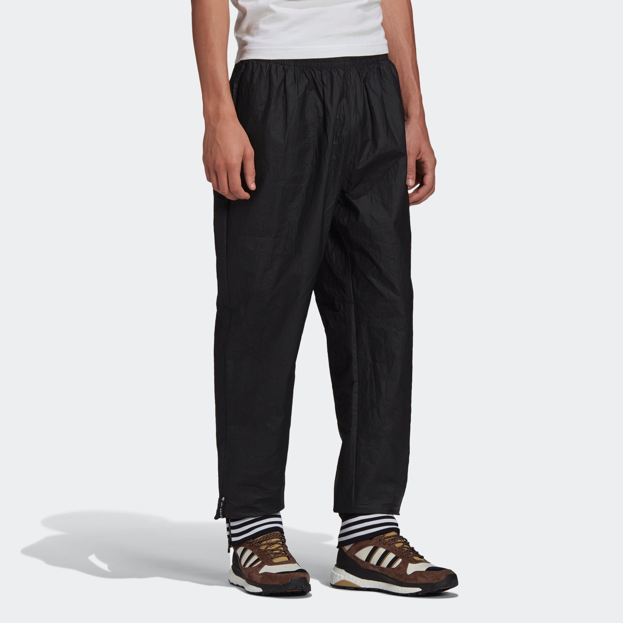 adidas originals x HUMAN MADE Crossover Embroidered Logo Sports Pants Black GM4629 - 5