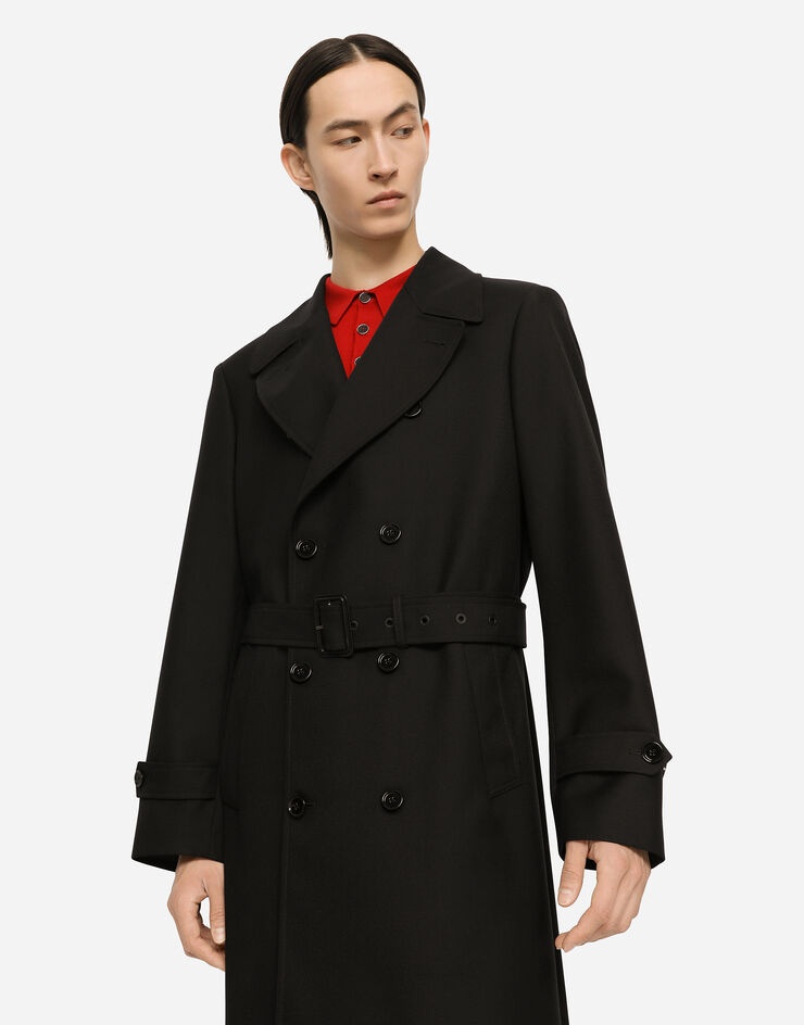 Wool trench coat - 4