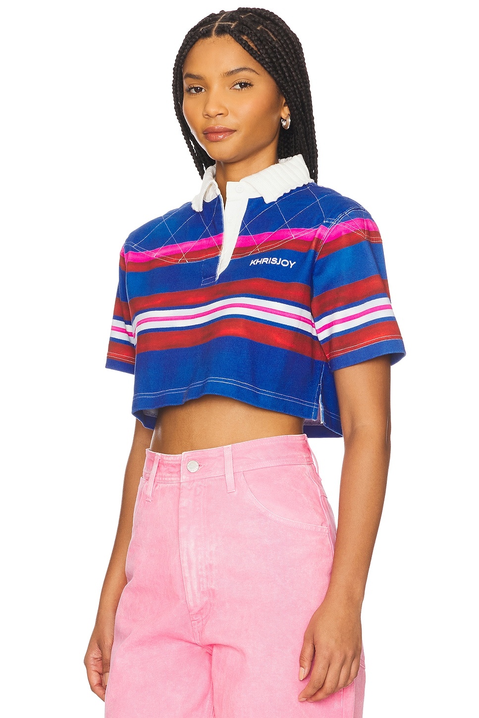 Iris Rugby Crop Polo - 2