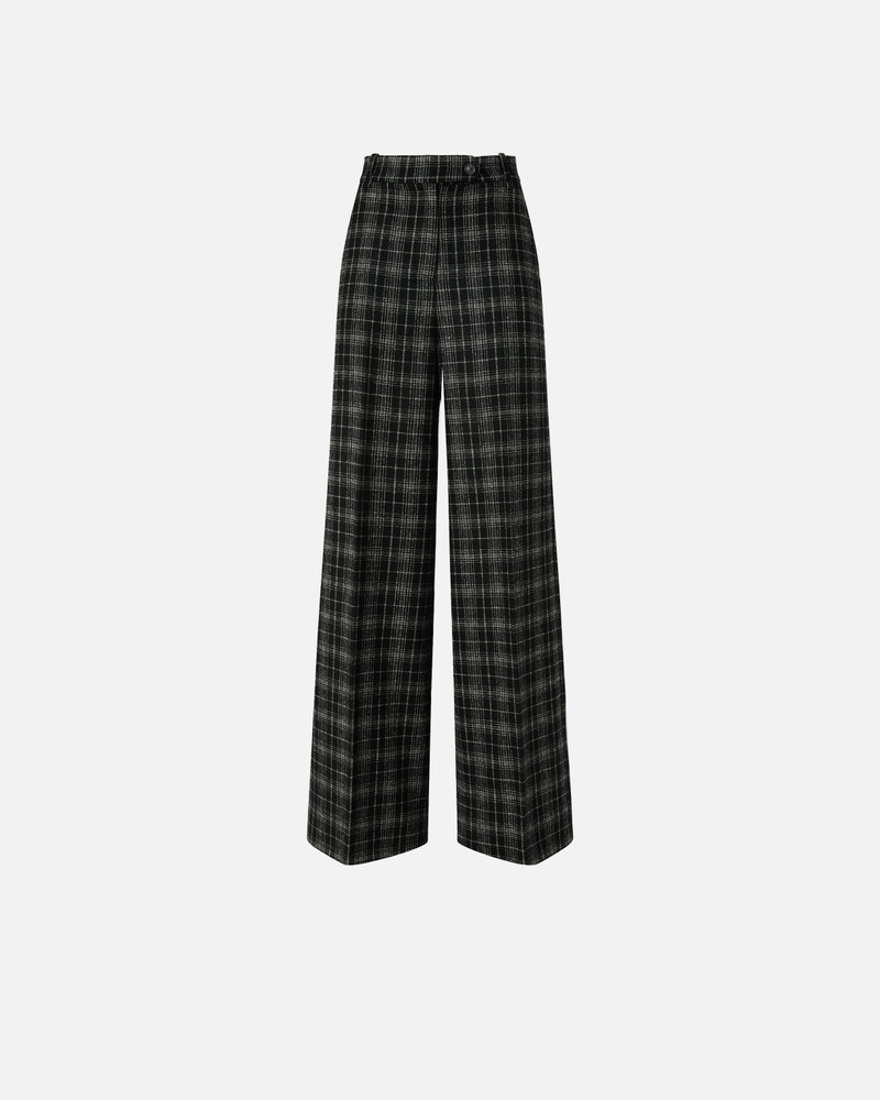 WIDE-LEG TROUSERS IN YARN-DYED CHECK 1