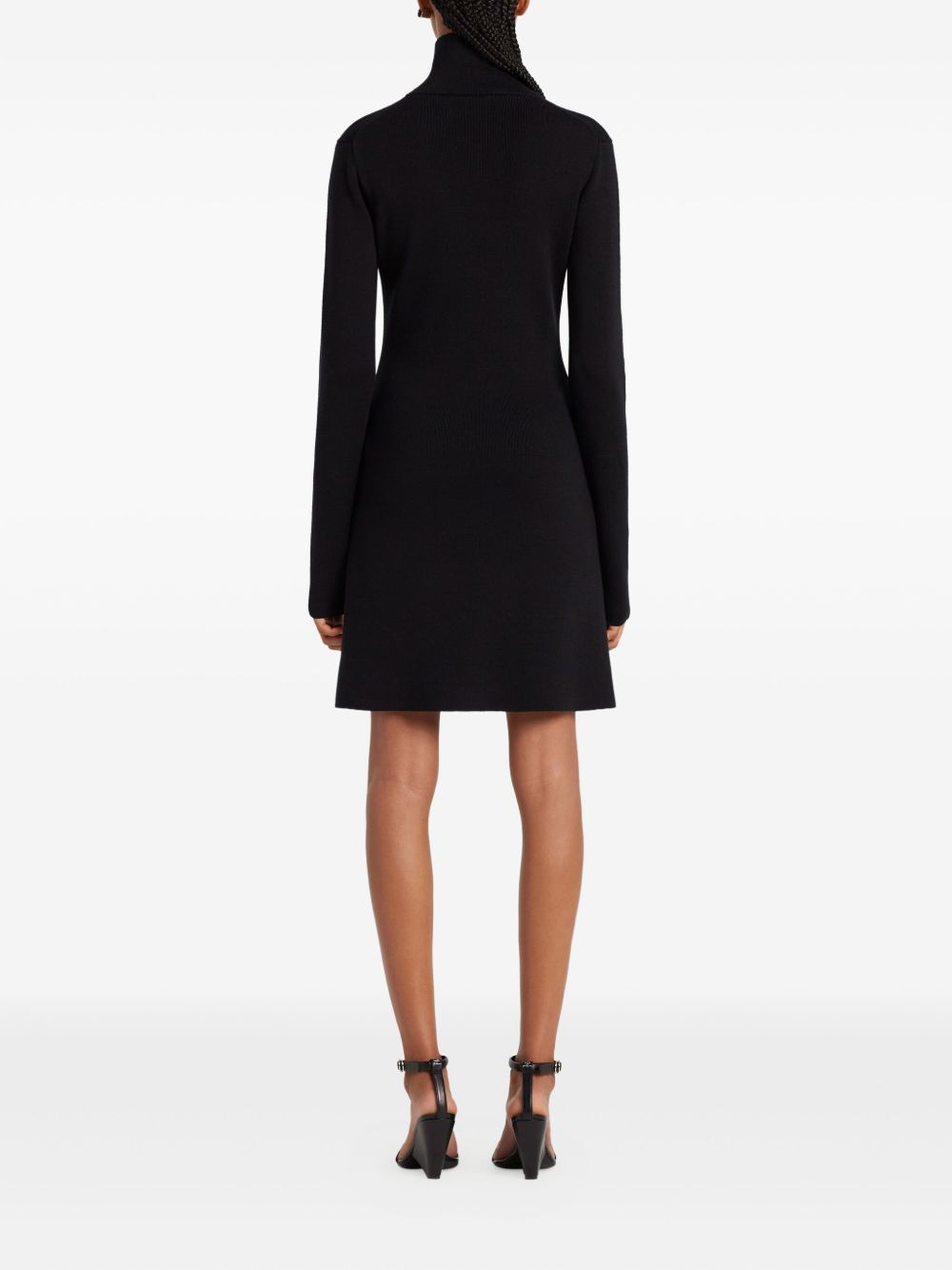 zip-closure jersey dress - 4