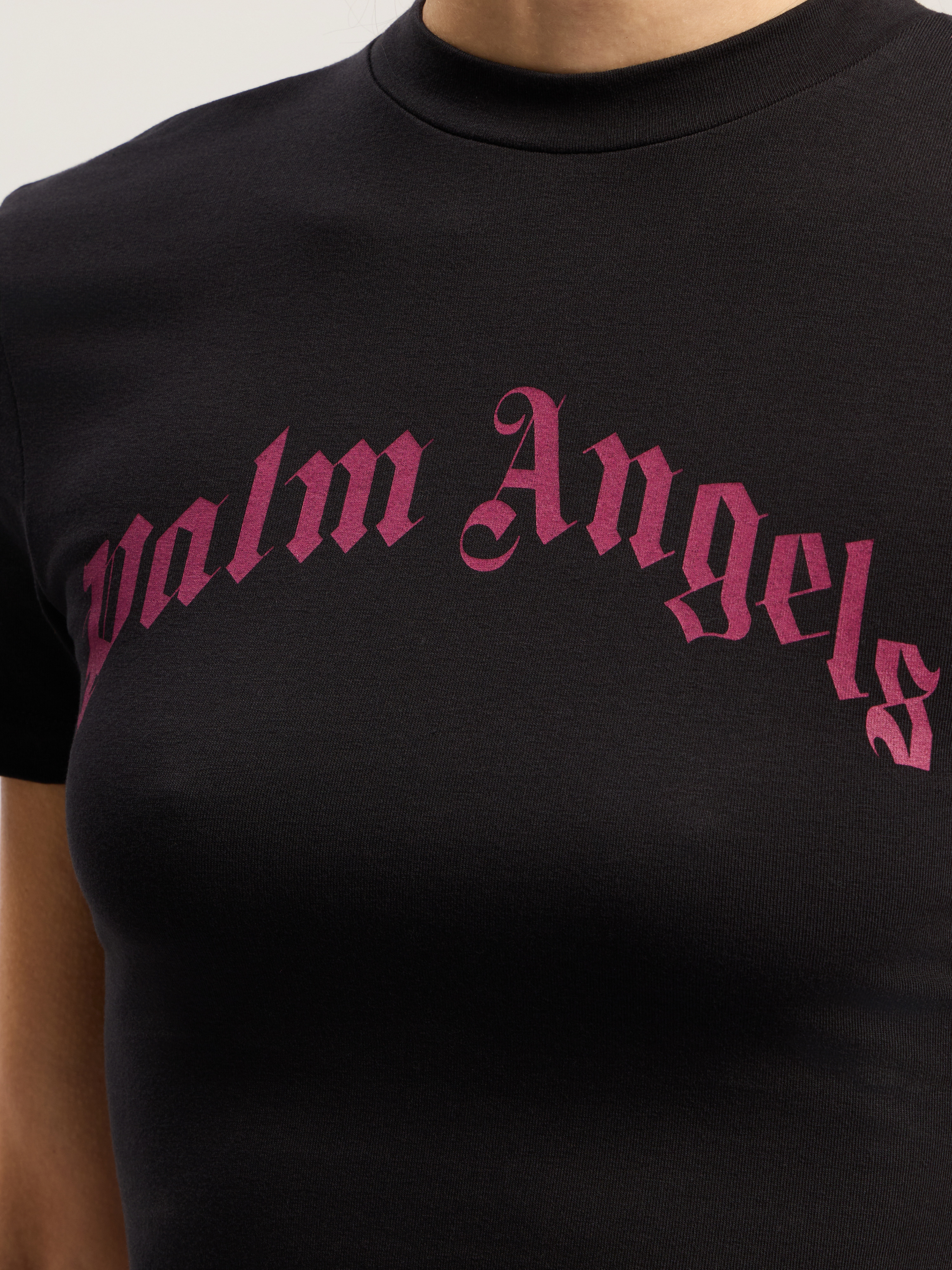 Curved Logo Baby Tee - 5