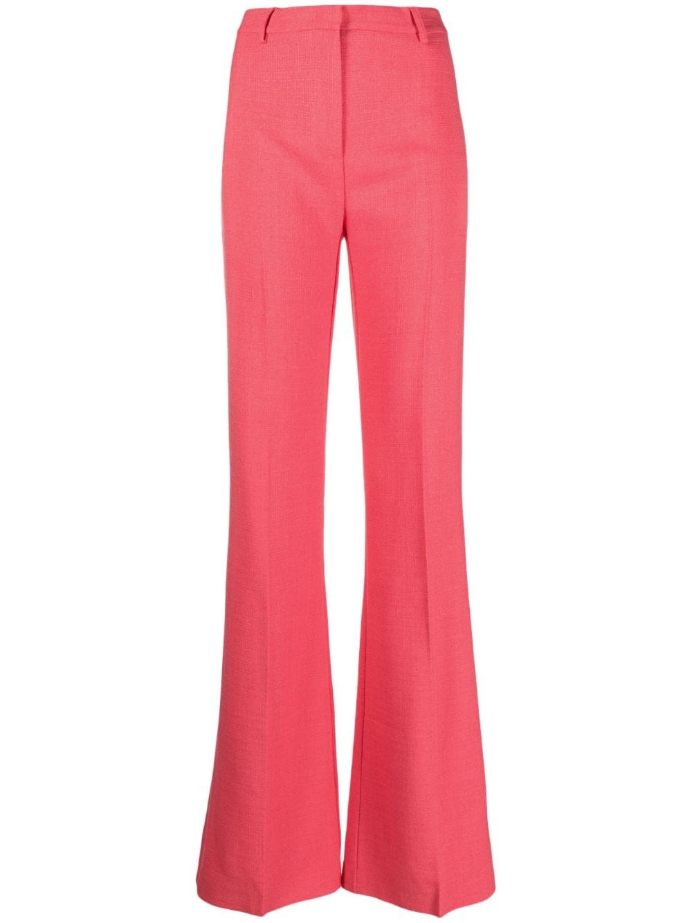 mid-rise flared trousers - 1