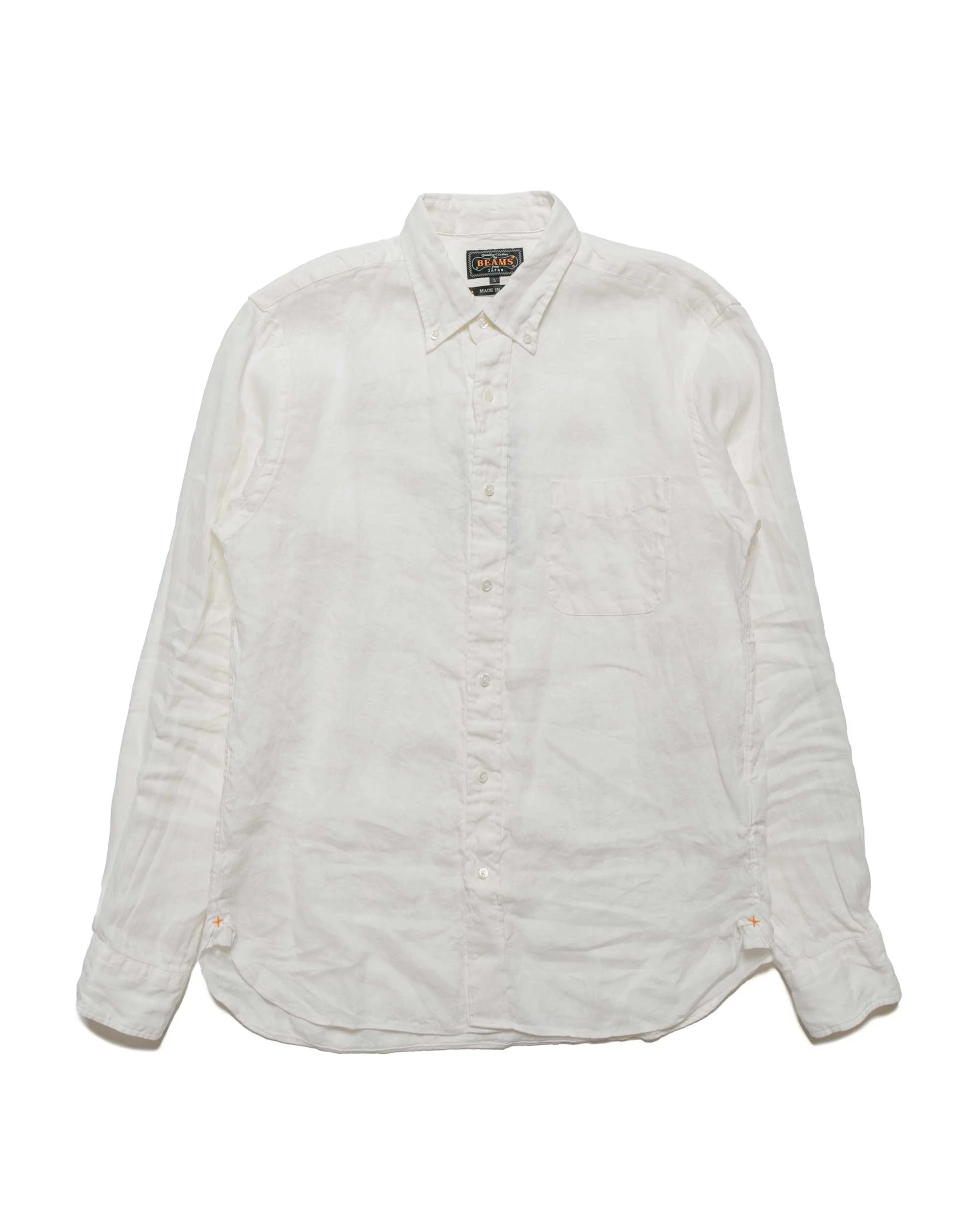 B.D. Linen Oxford White - 1