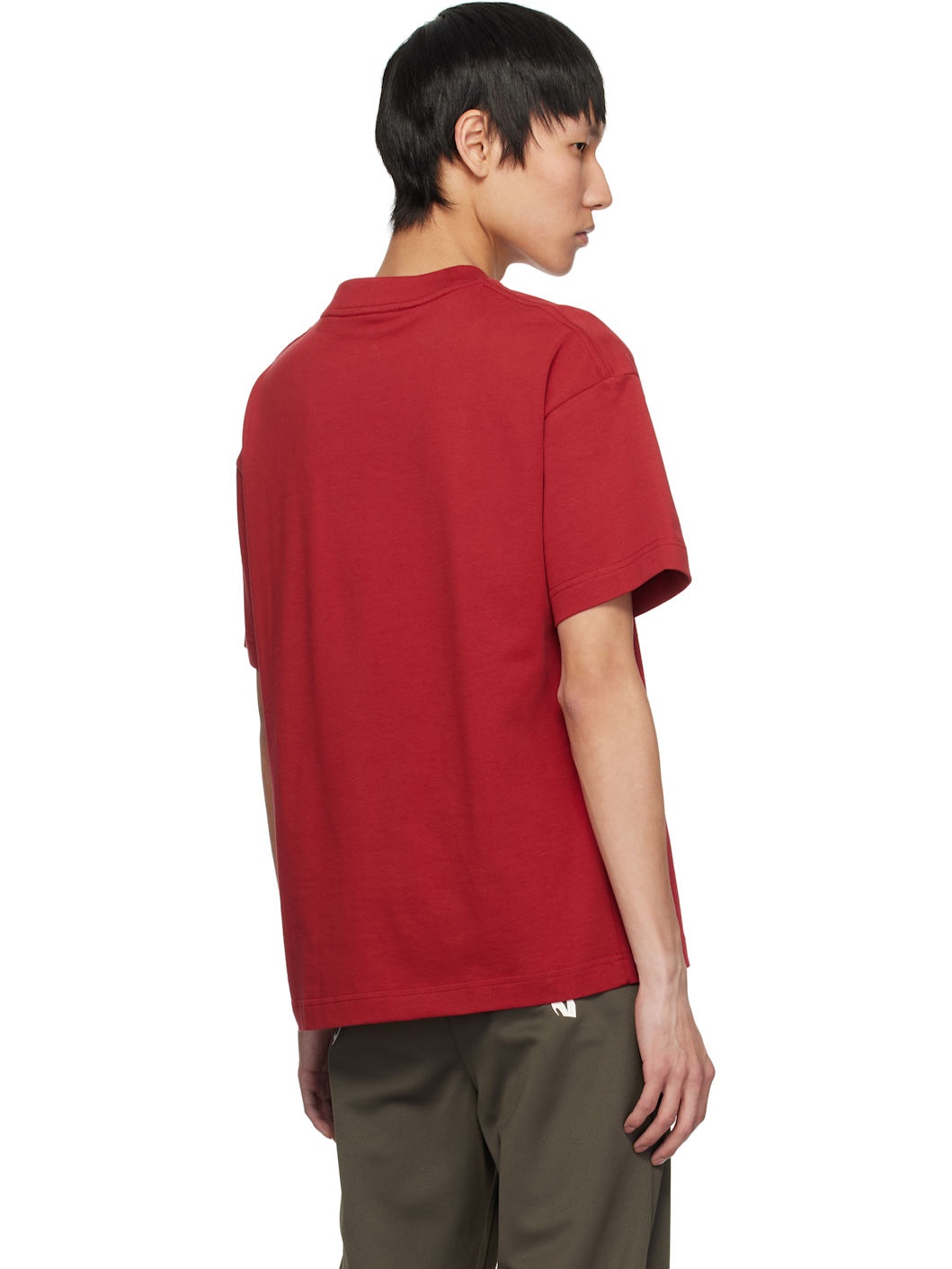 Red 'Bear in Mind' T-shirt - 3
