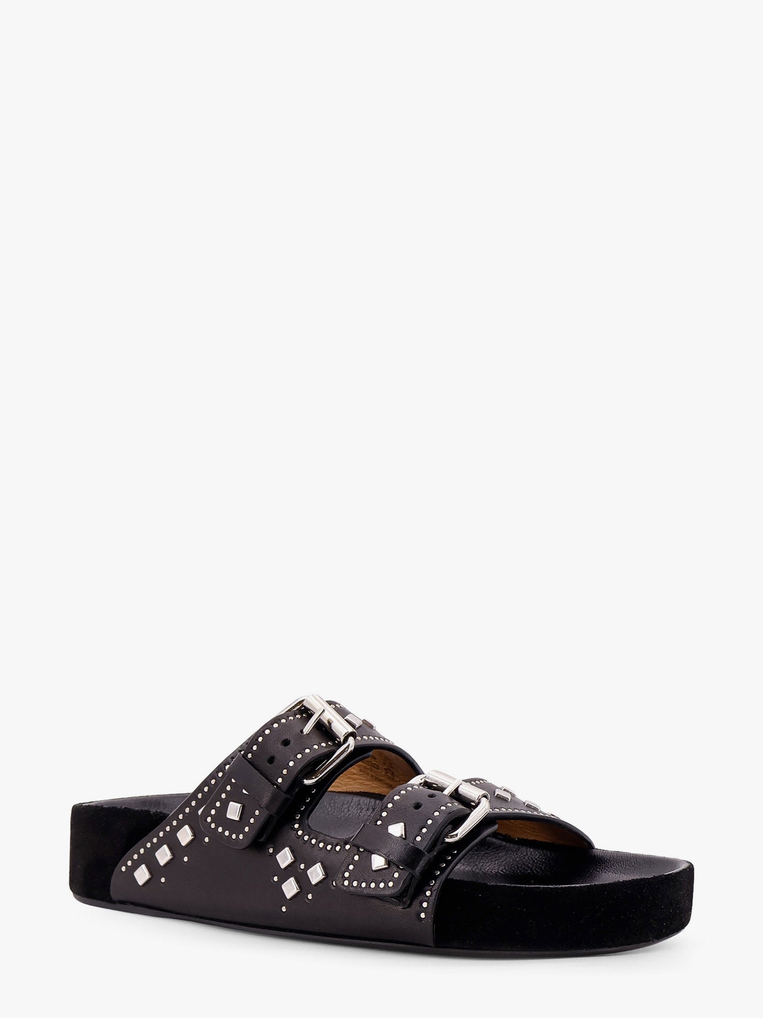 Isabel Marant Leather Sandals With All-Over Stud Detail - 2