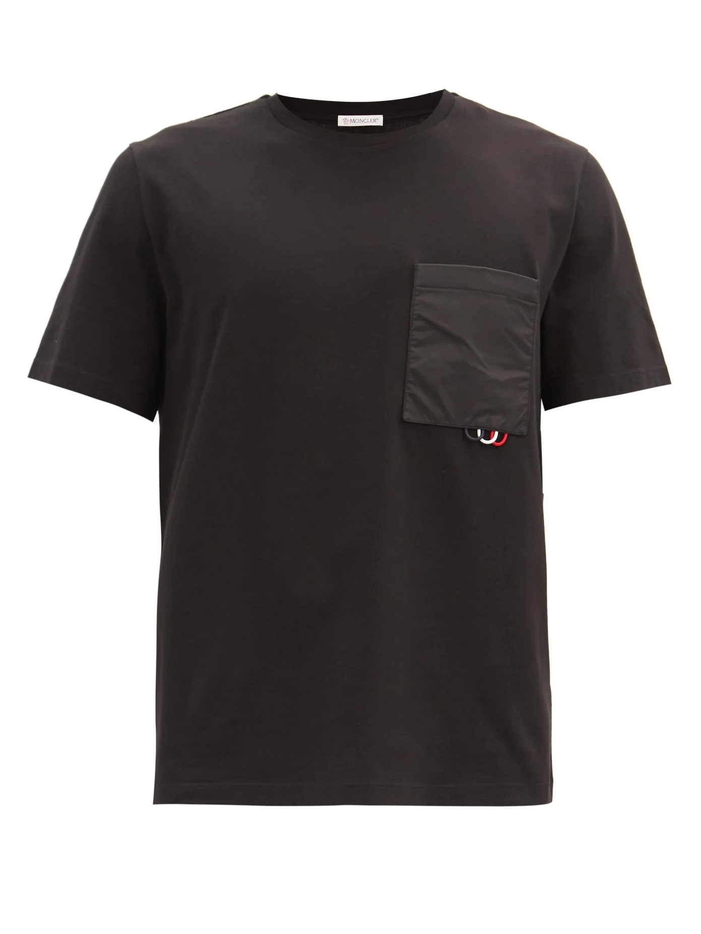 Patch-pocket cotton-jersey T-shirt - 1