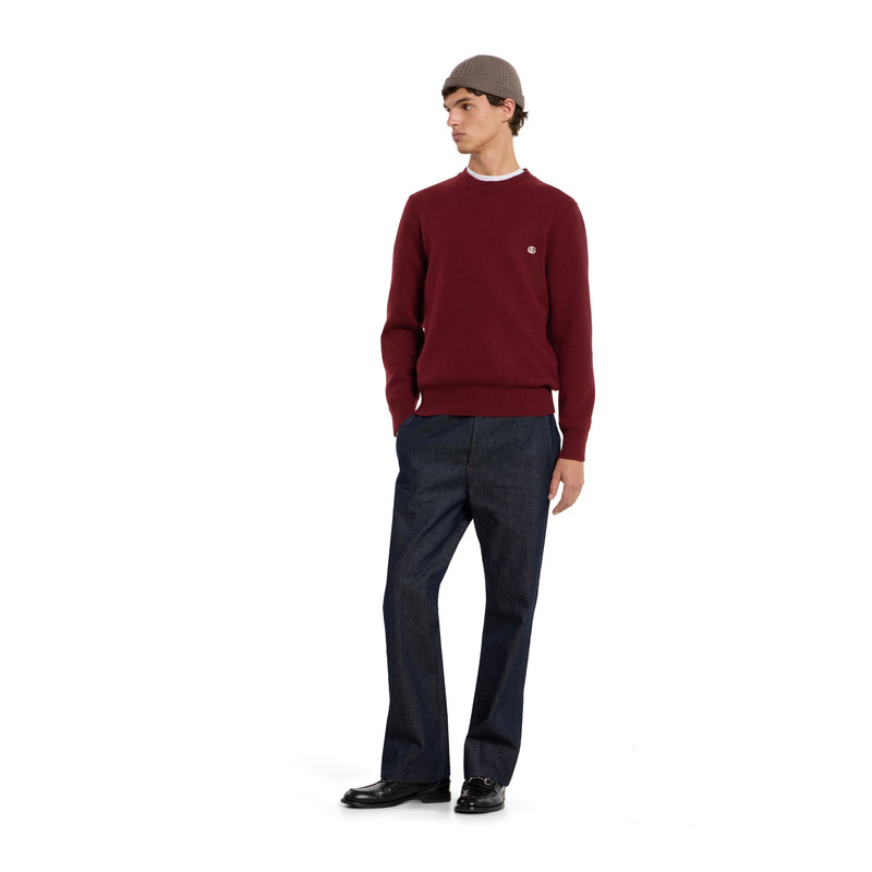 Wool cashmere sweater with embroidery 3