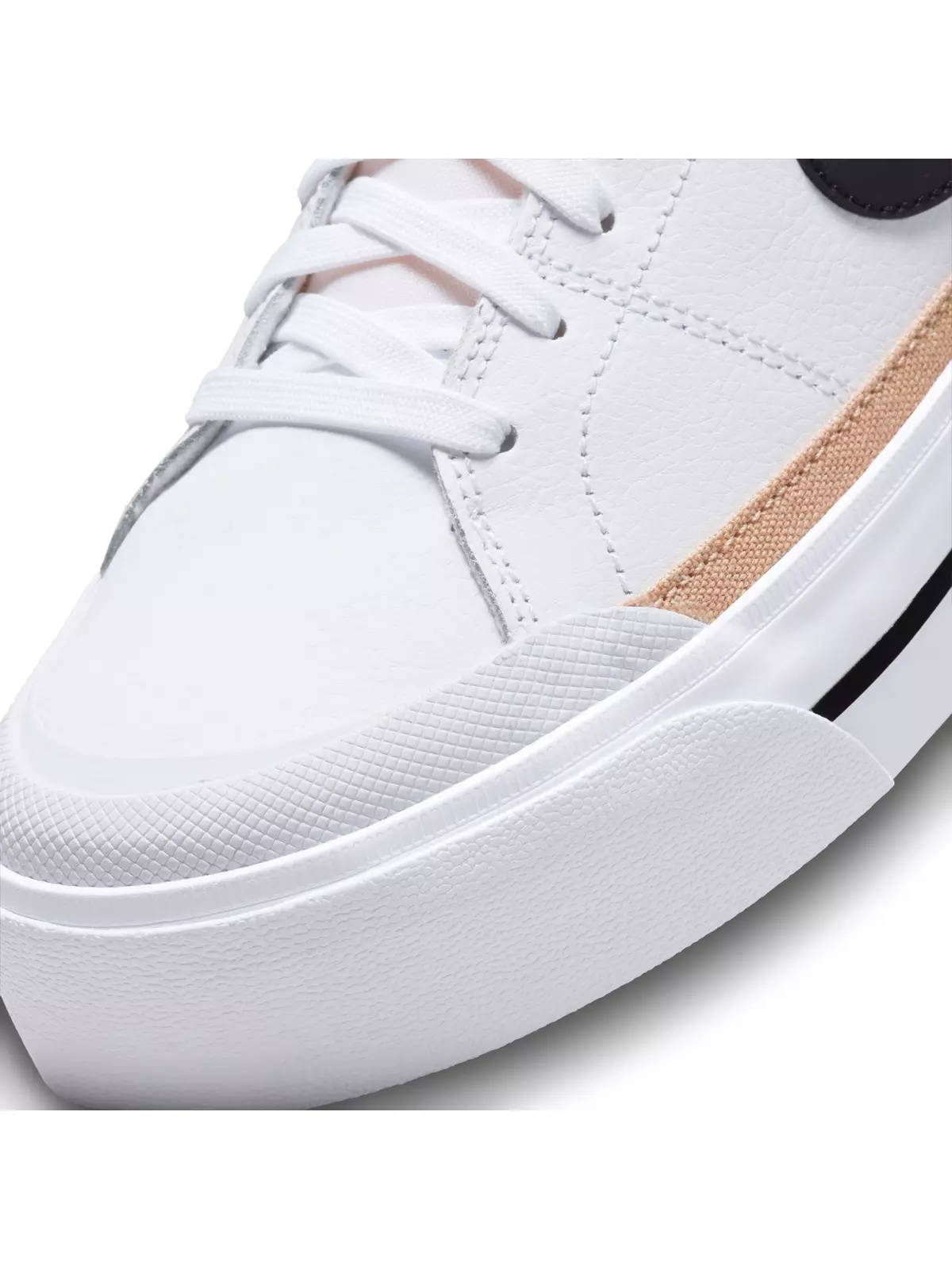 Court Legacy Lift "White/Black/Hemp/Team Orange" Women's Shoe - 8