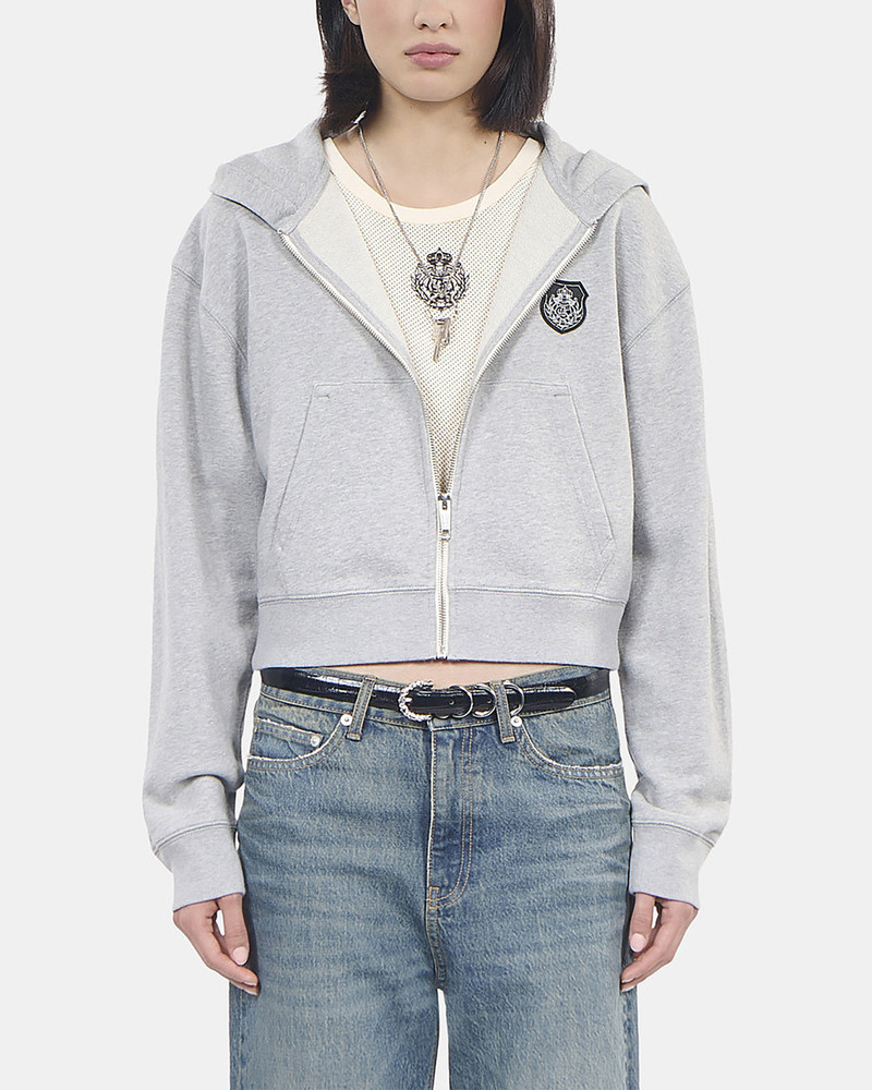 GREY BLAZON HOODIE 4