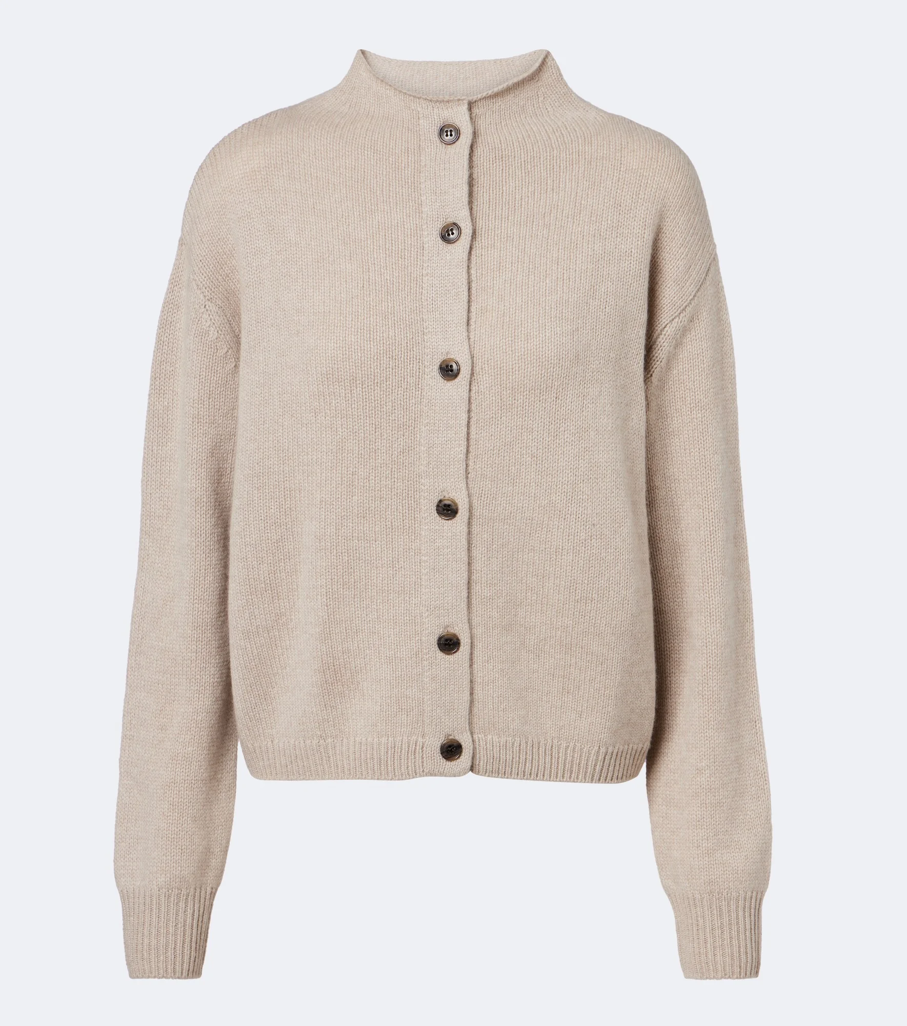 Zirelle cashmere mockneck cardigan - 1