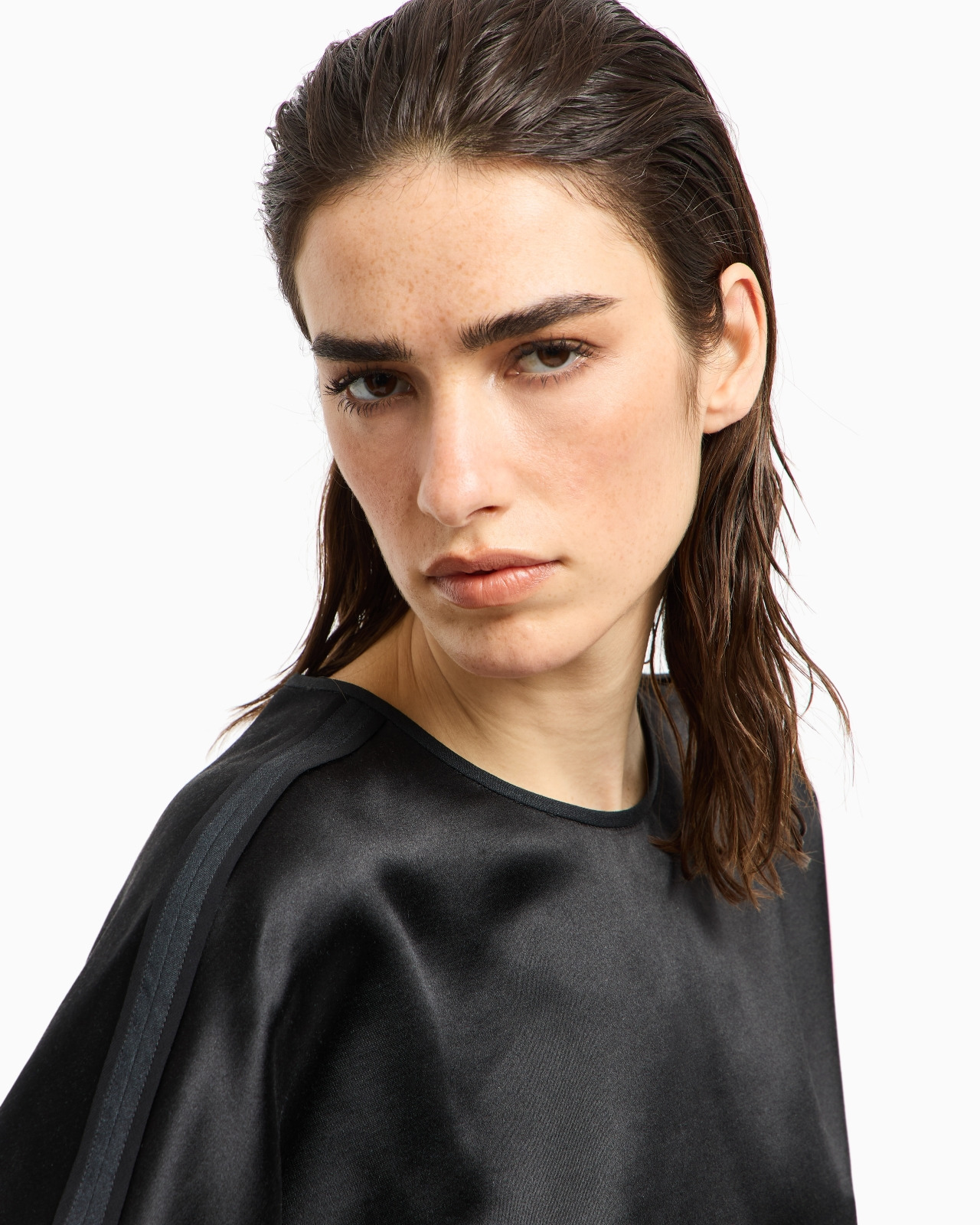 BLOUSE IN TUSSAH SILK SATIN - 5