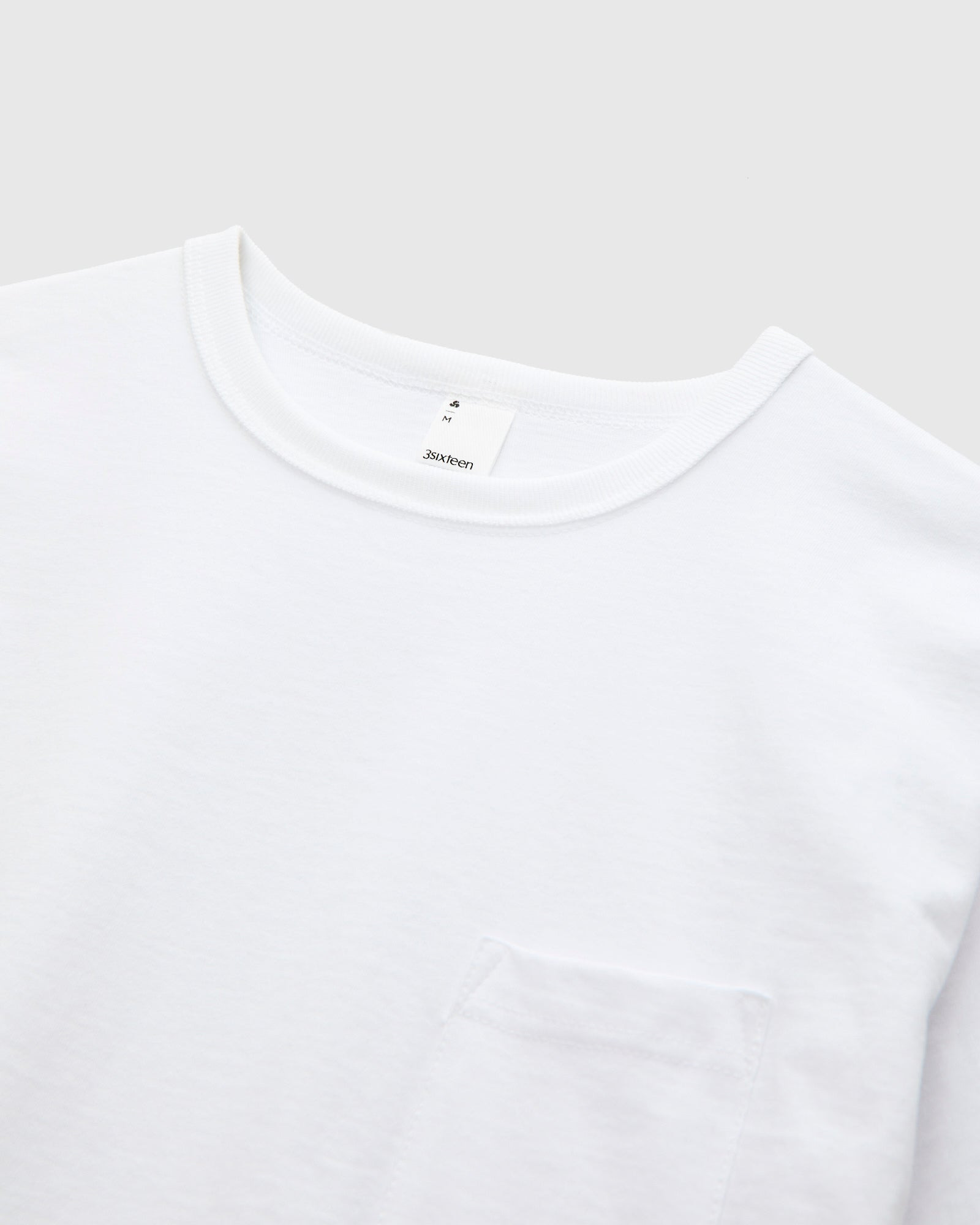 2-Pack Heavyweight Pocket T-Shirts in White - 3