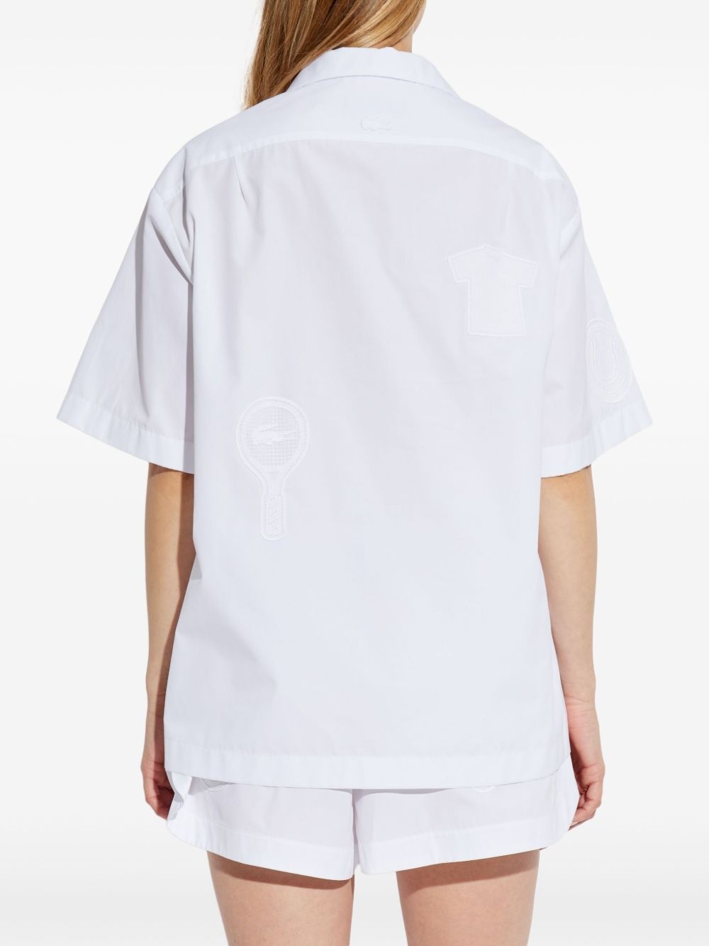 logo-patch shirt - 4