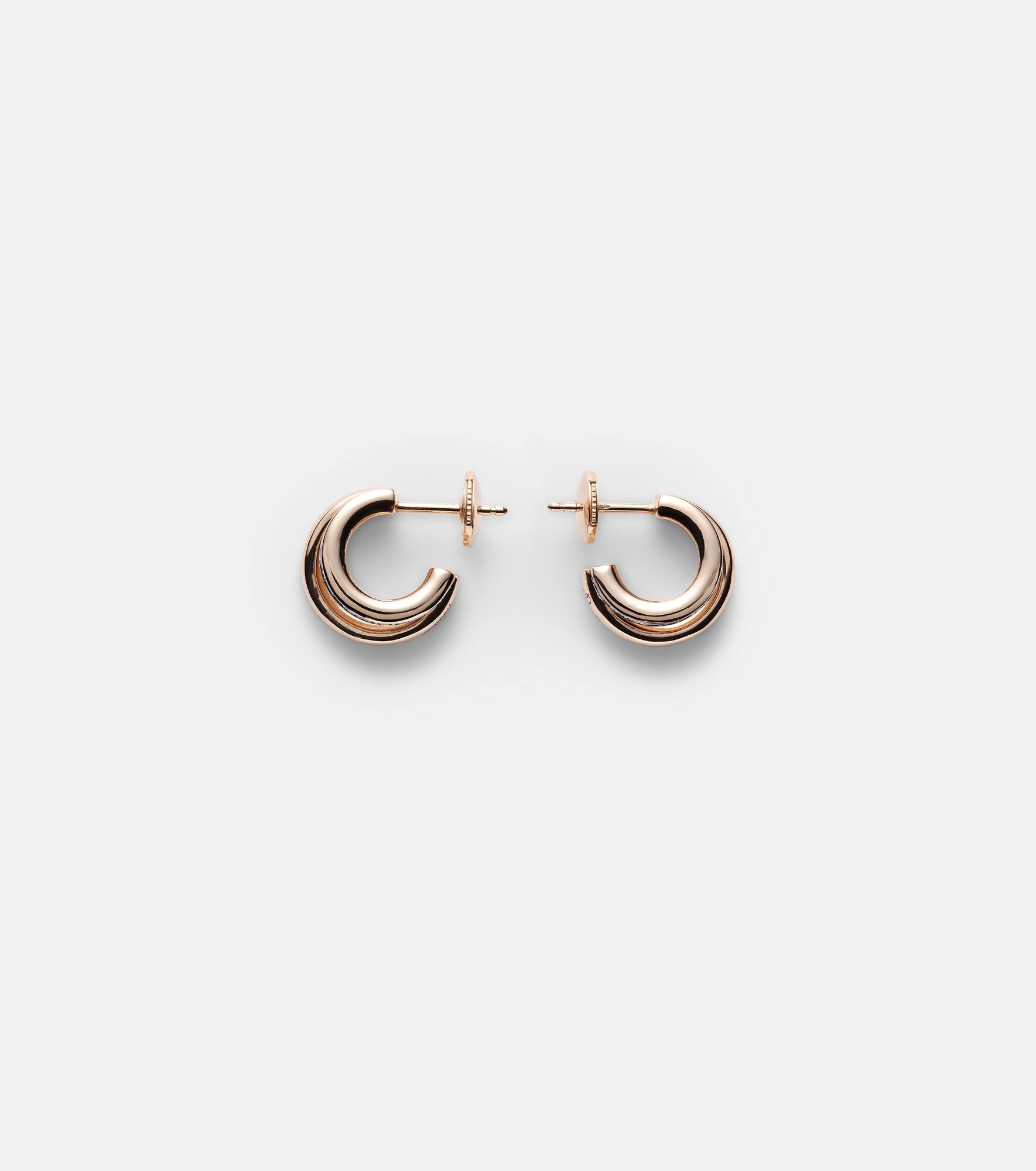 Pomellato Together 18kt rose gold earrings with diamonds - 4