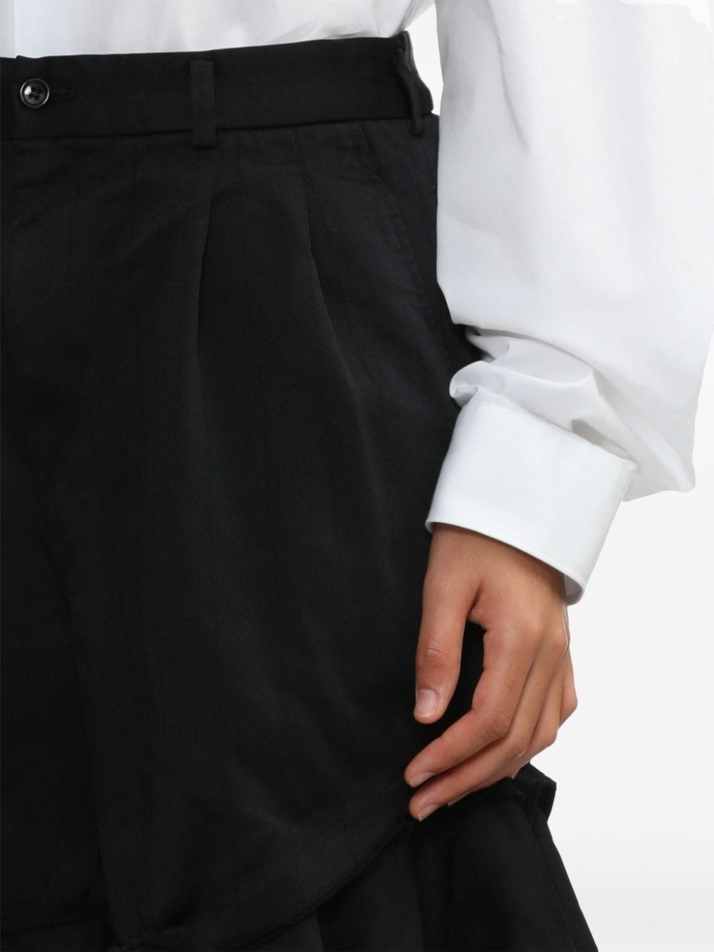 pleated ruffled shorts - 5