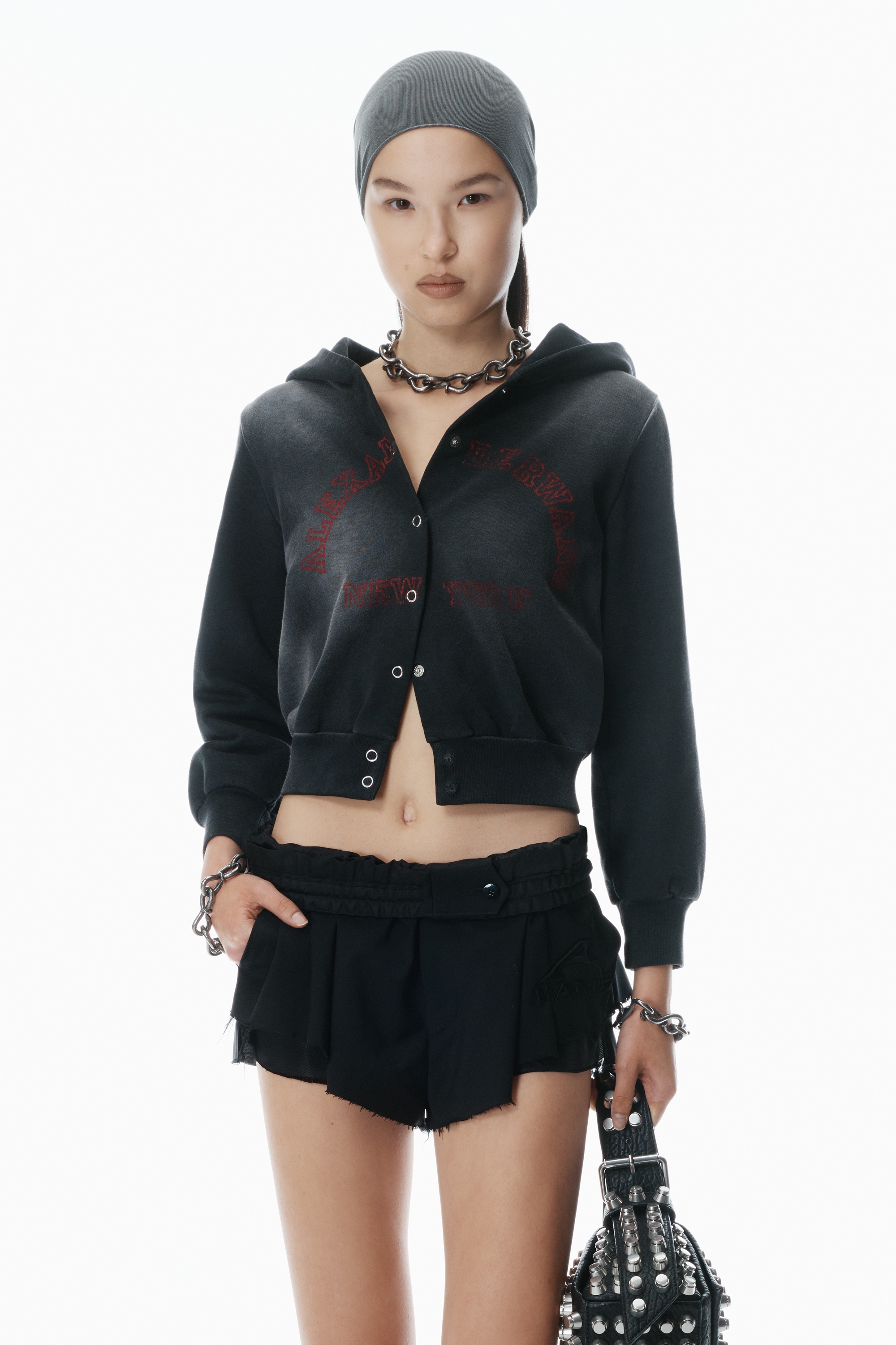Shrunken Cotton Terry Cardigan - 2