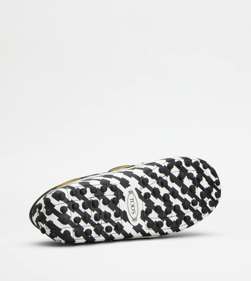 BOAT GOMMINO LOAFERS IN LEATHER - WHITE, BLACK 4