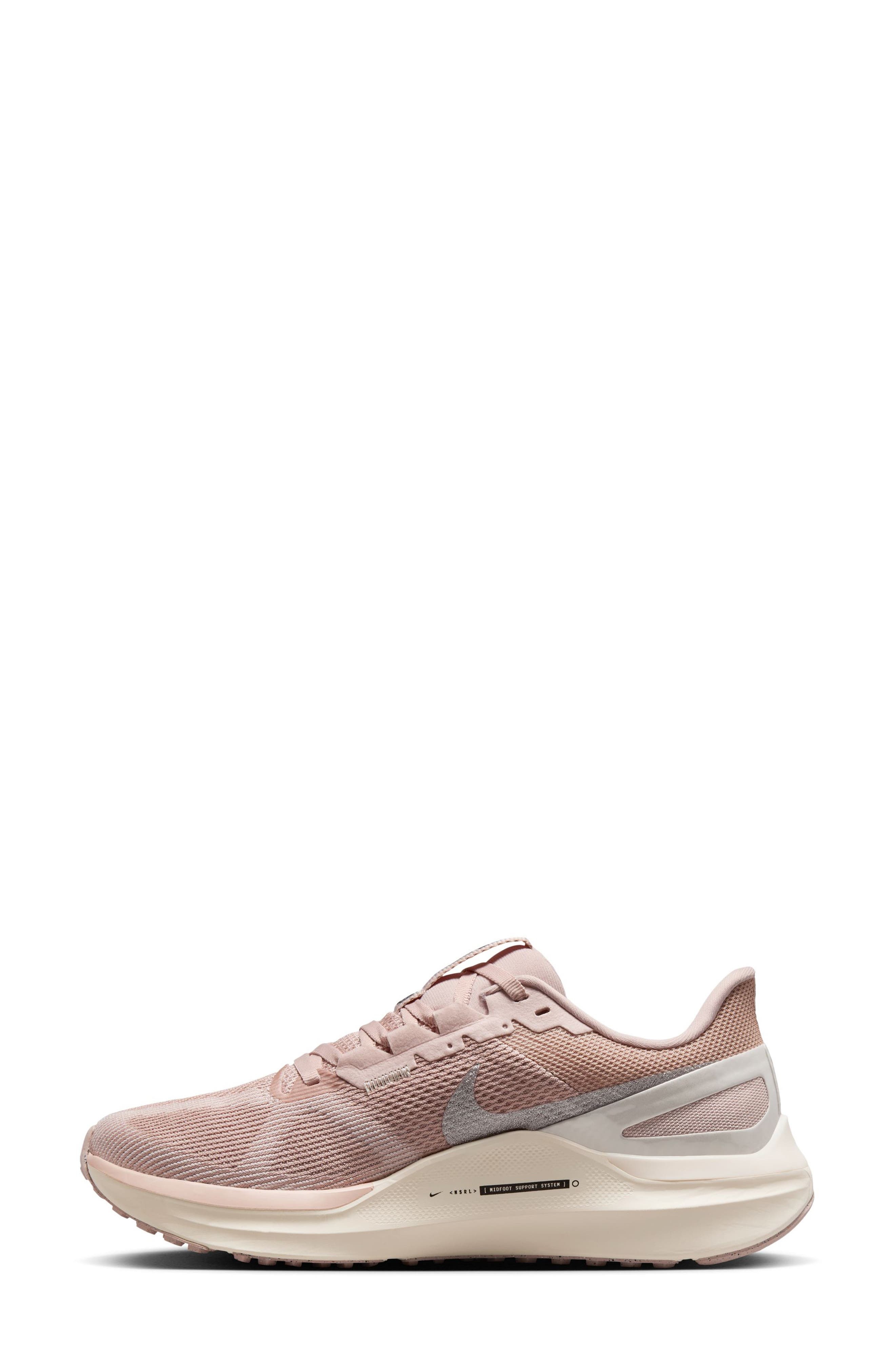 Nike Air Zoom Structure 25 Road Running Shoe in Pink Oxford/Pale Ivory at Nordstrom - 6