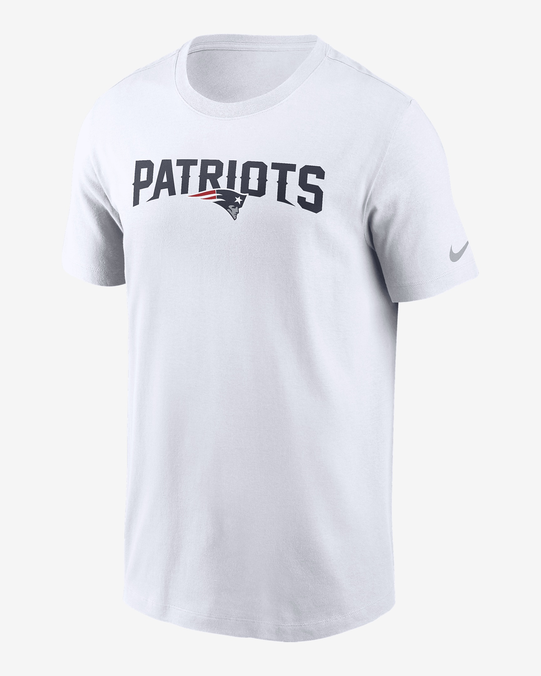 New England Patriots Primetime Wordmark Essential Nike Men's NFL T-Shirt - 1