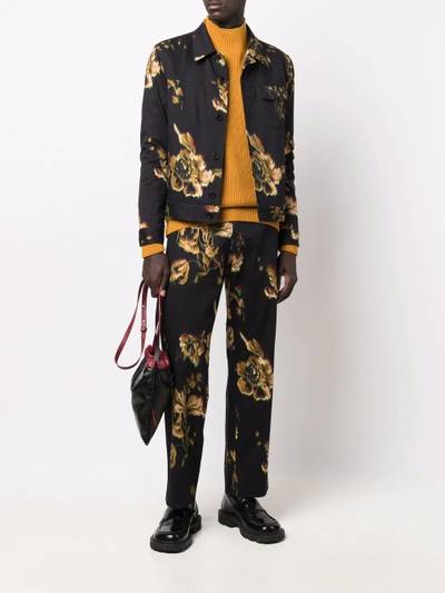 Paul Smith floral-print lightweight jacket outlook