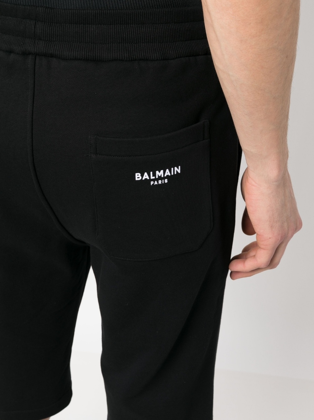 logo-print track shorts - 5