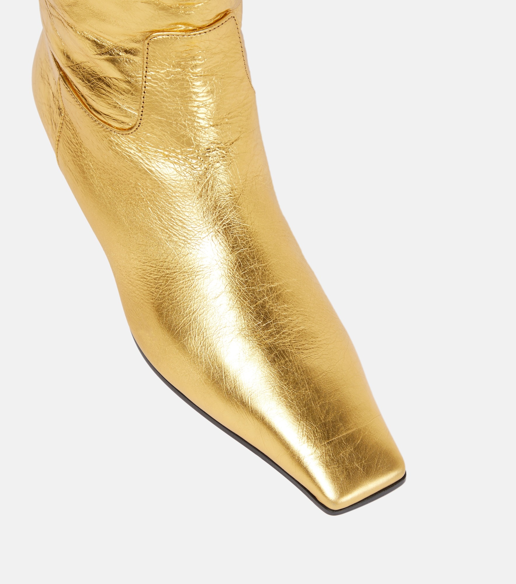 Marfa metallic leather knee-high boots - 6