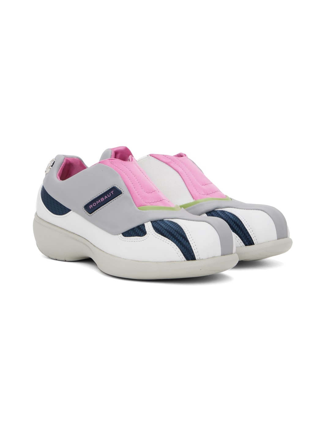 Pink & Gray Neo Sneakers - 4