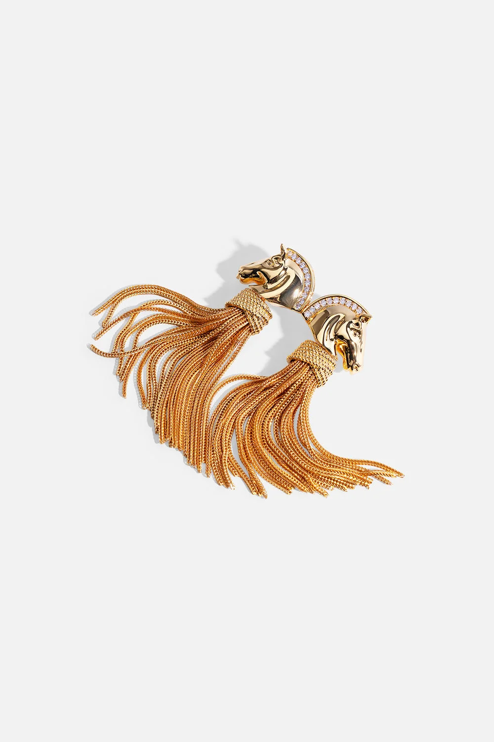 SAVAGE BEAUTY TASSEL EARRINGS GOLD - 1