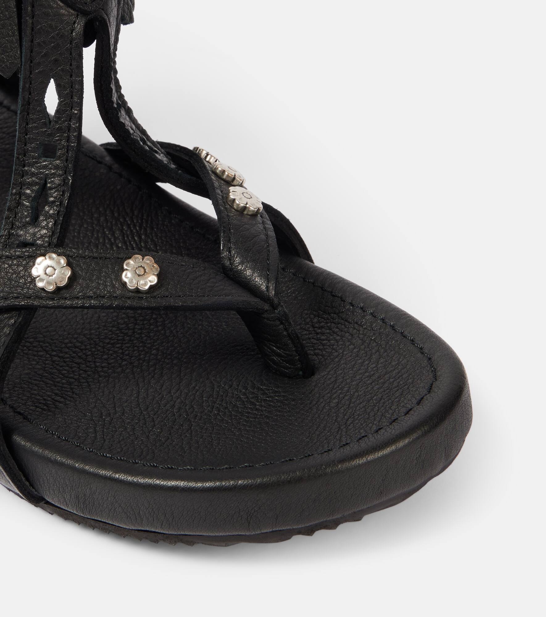 Silya studded leather sandals - 5