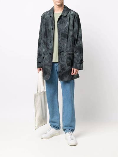 Mackintosh TORRENTIAL tie-dye coat outlook