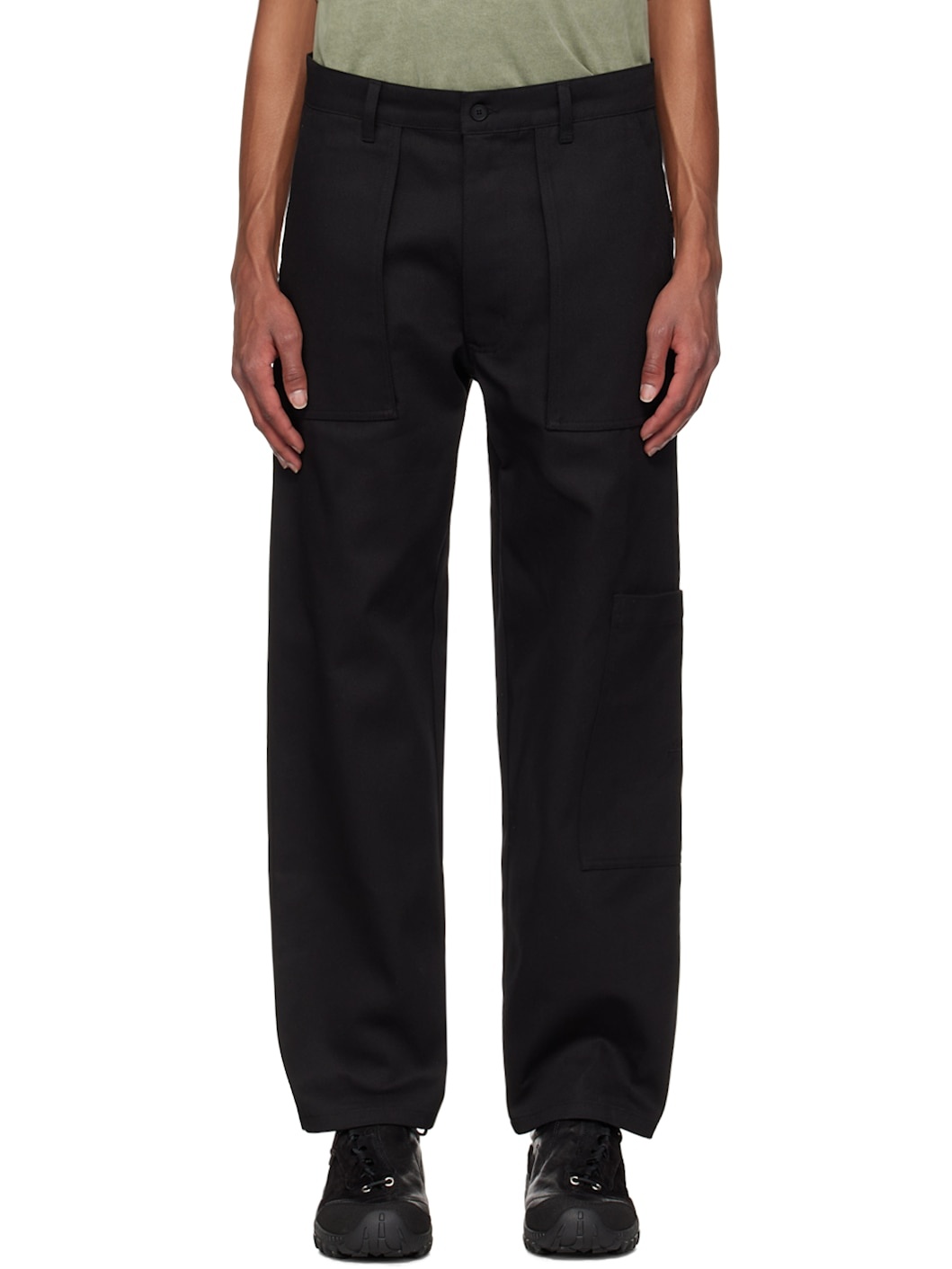 Black Console Trousers - 1