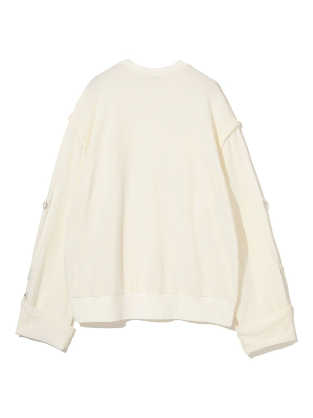 ring-detail sweatshirt - 2