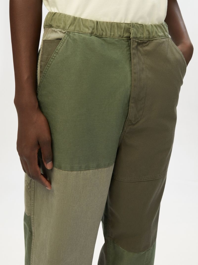 PATCHWORK CARGO PANTS - 6