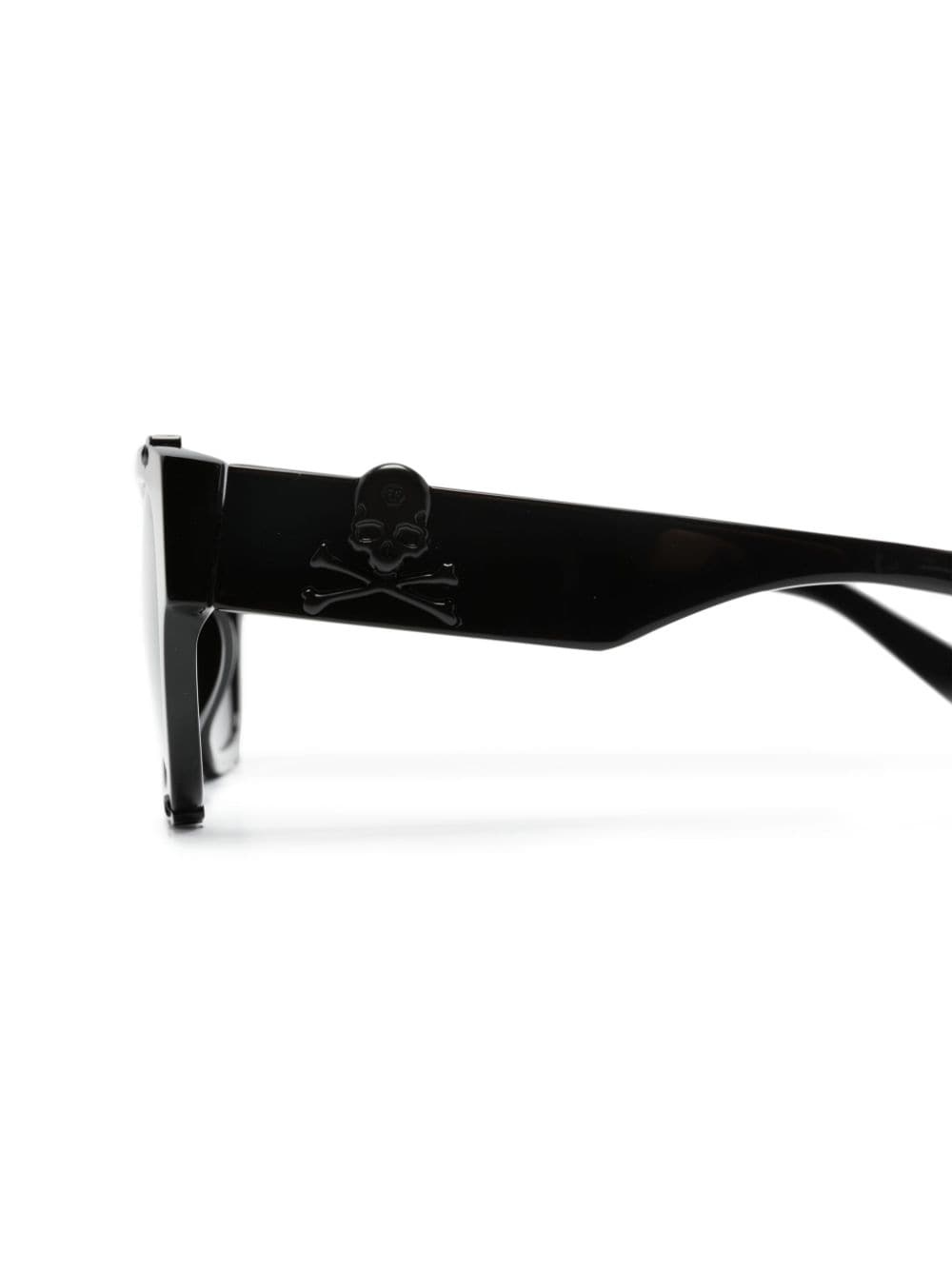 logo-plaque square-frame sunglasses - 3