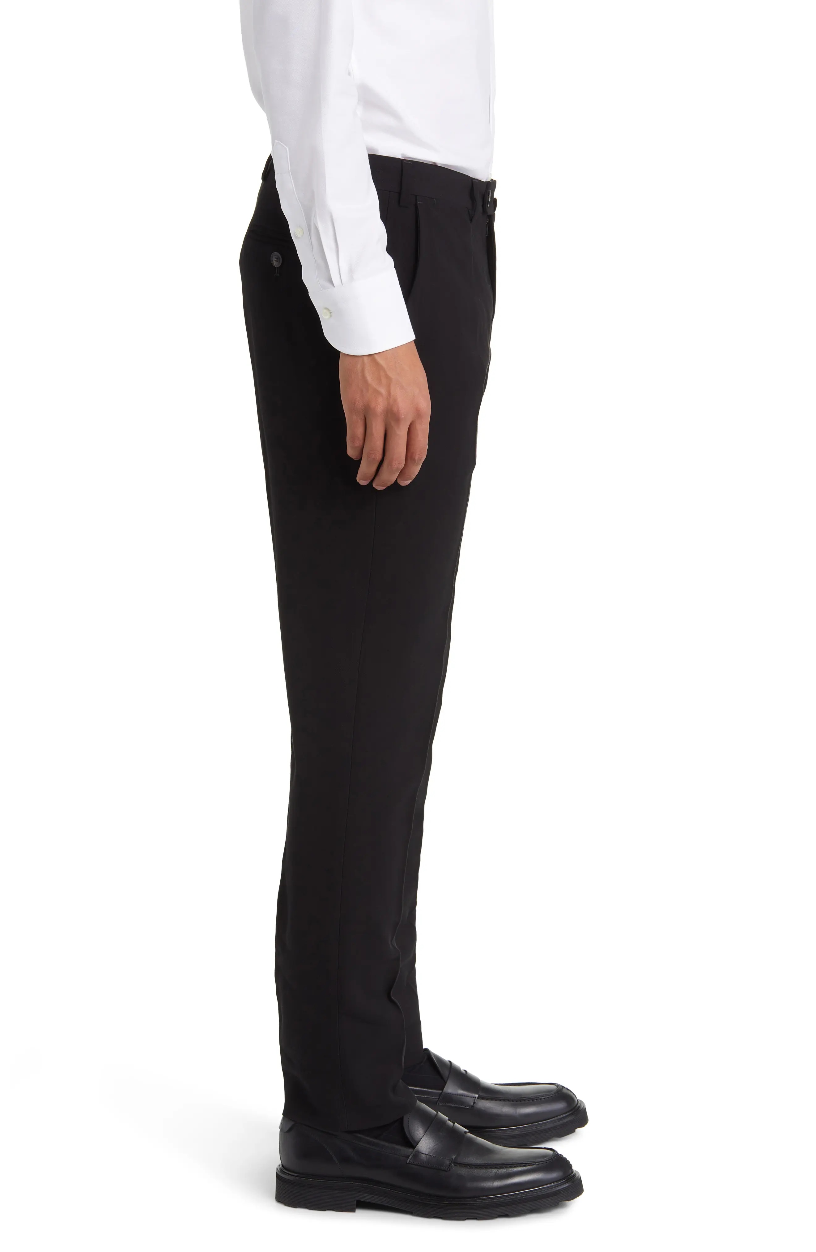 Flat Front Trousers - 3