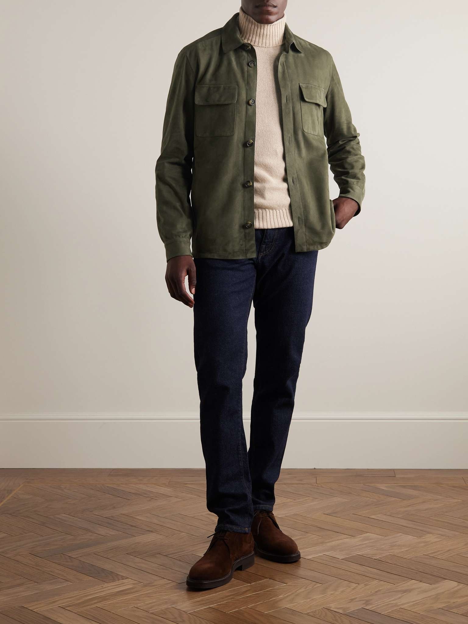 Suede Overshirt - 2