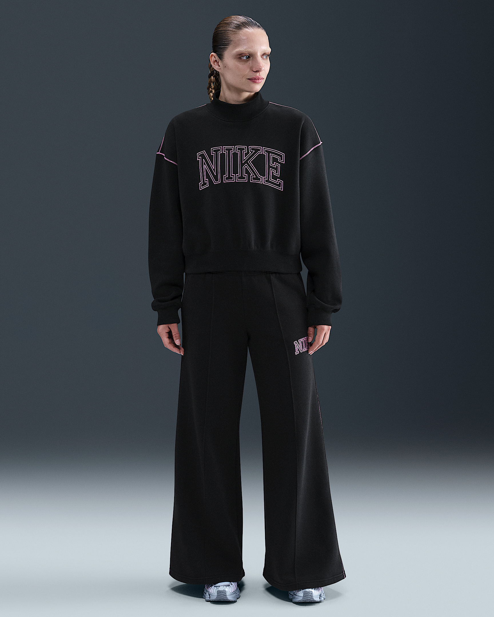 Nike Sportswear Phoenix Fleece Women's Mock-Neck Sweatshirt - 4