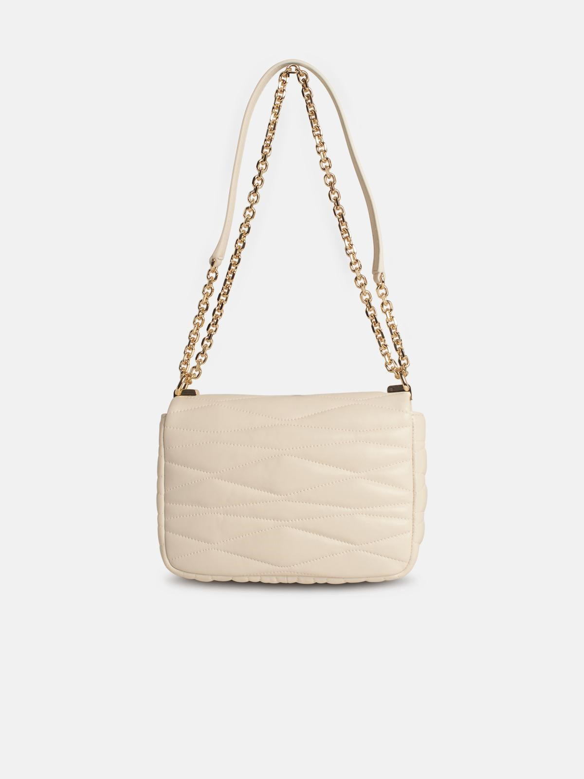 '1927' SMALL CROSSBODY BAG IN CREAM LEATHER - 3
