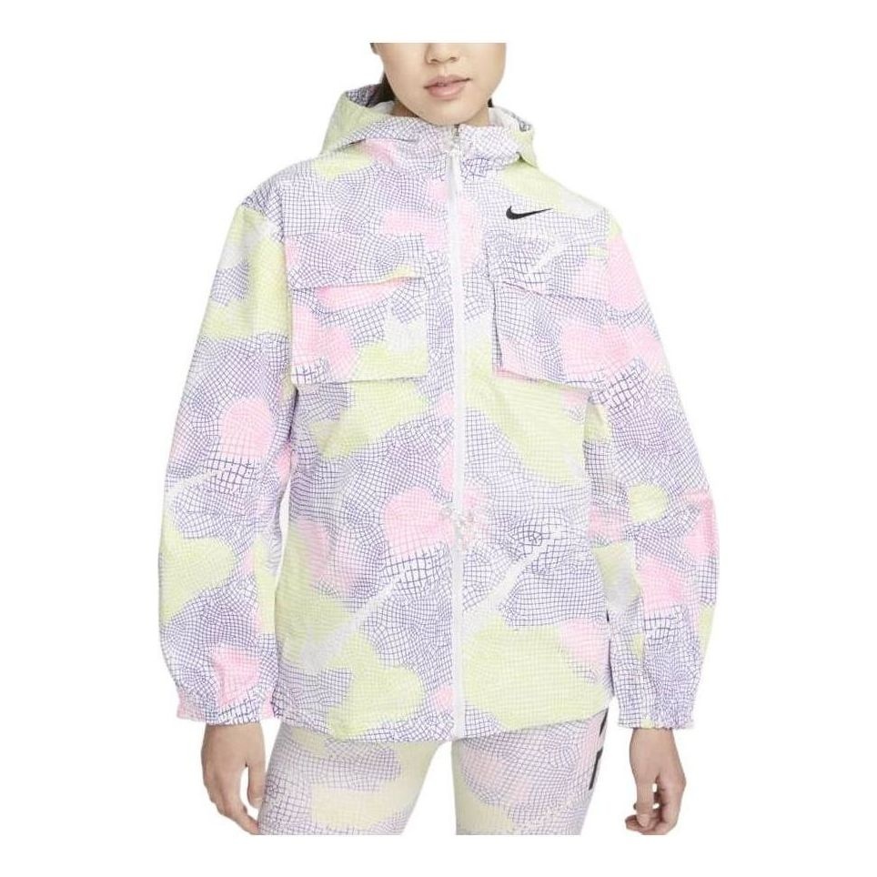 (WMNS) Nike x Serena Williams Design Crew Woven Jacket (Asia Sizing) 'Purple Yellow' DV8073-702 - 1