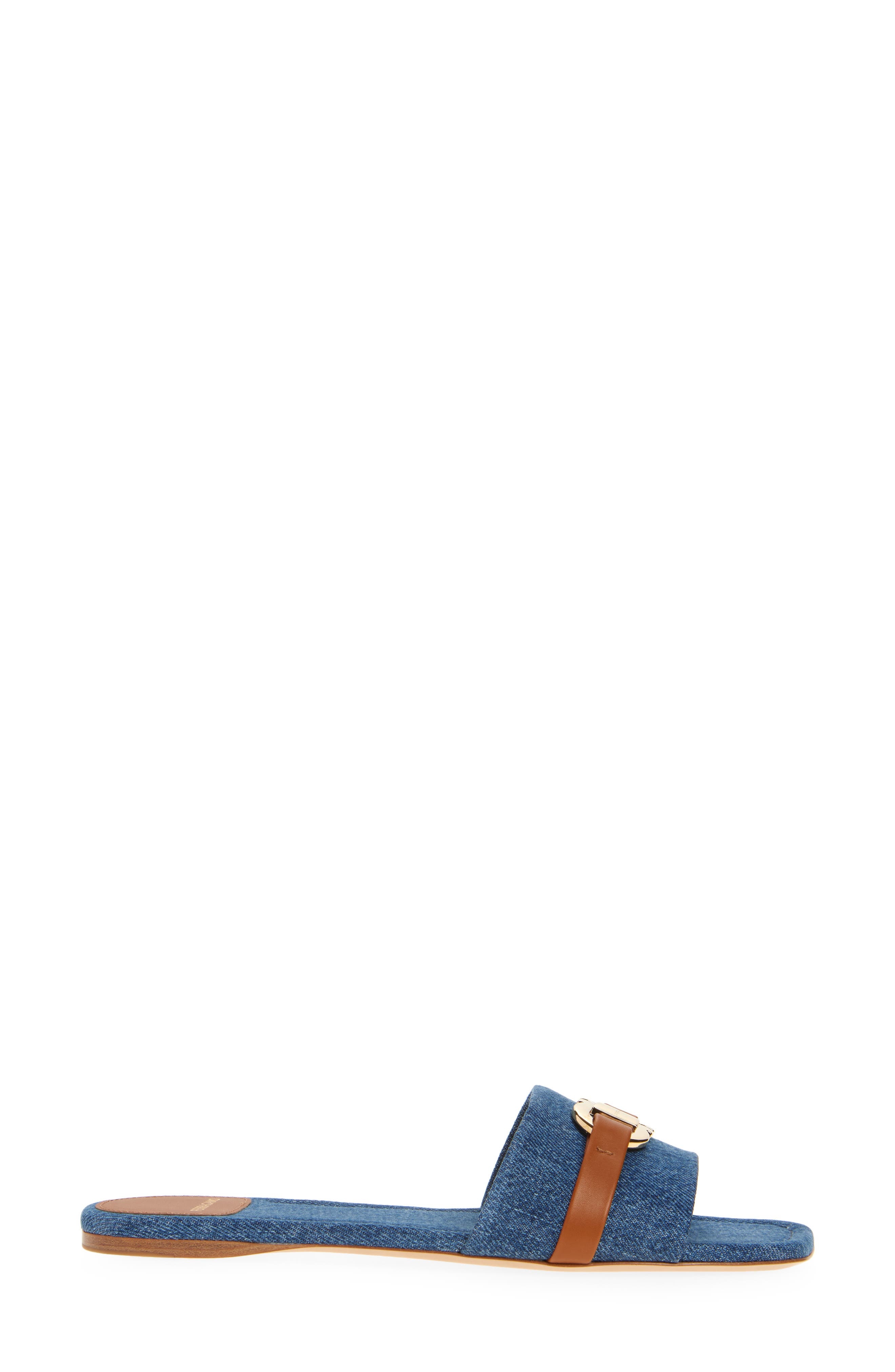 FERRAGAMO Leah Denim Slide Sandal at Nordstrom - 3