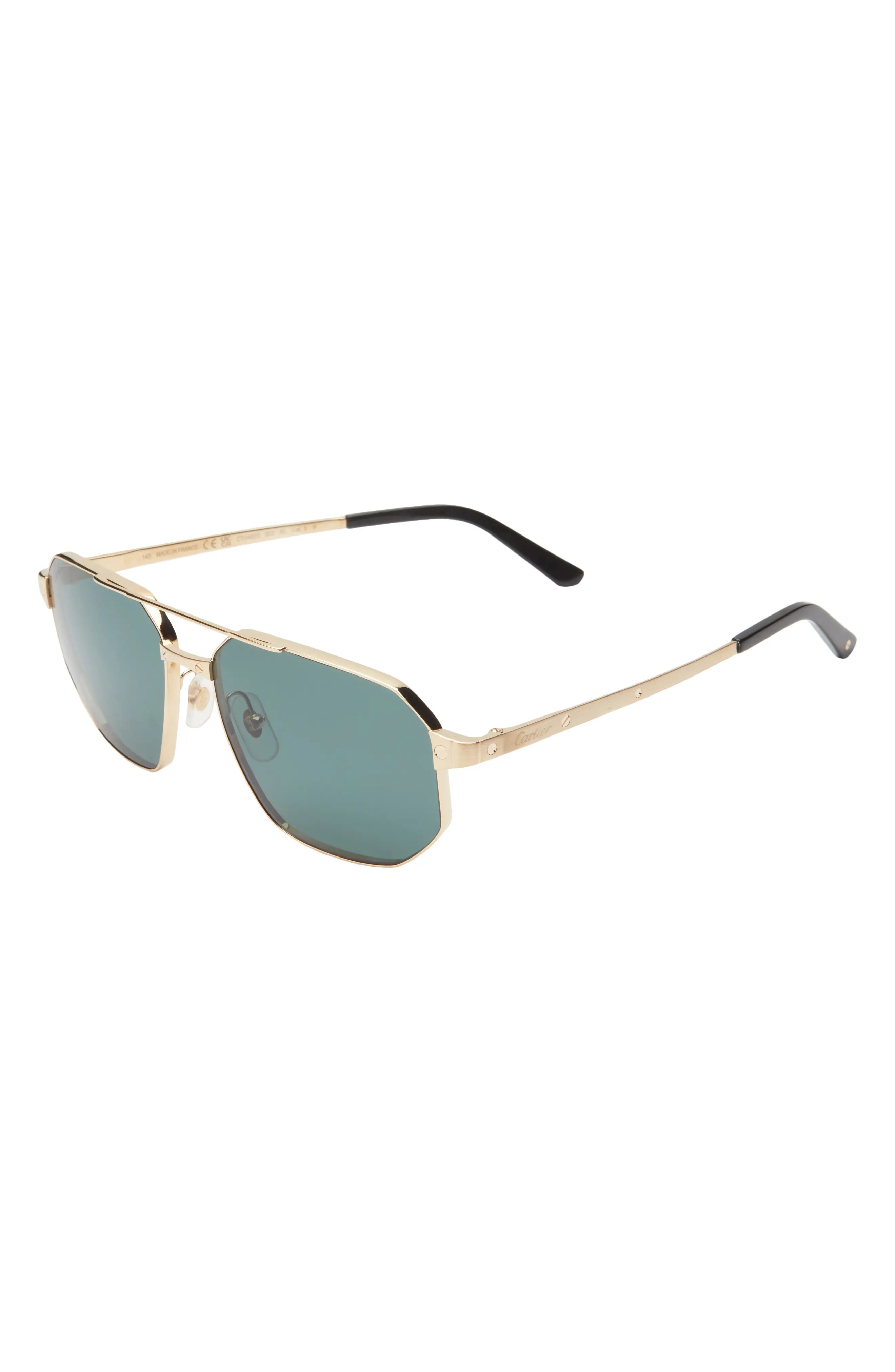 60mm Polarized Pilot Sunglasses - 2