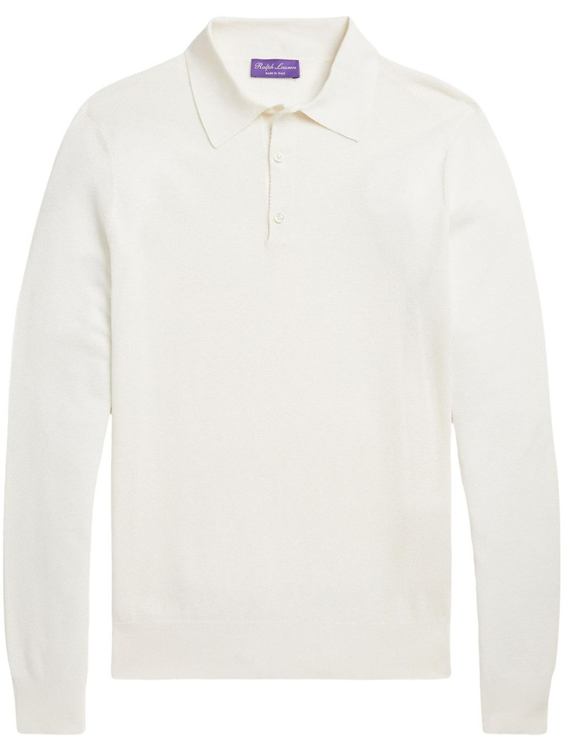 long-sleeve polo shirt 1