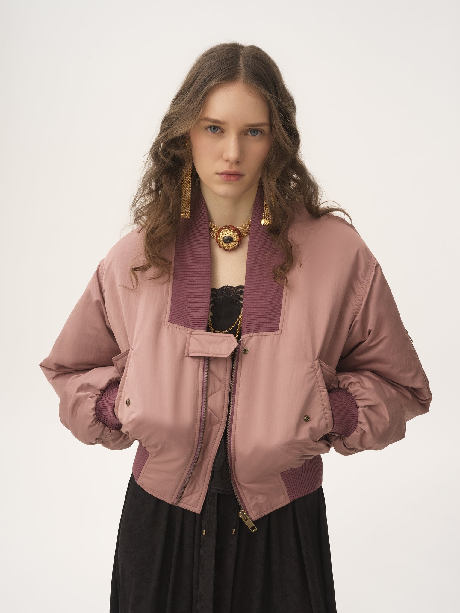 BOMBER JACKET IN NYLON - 4