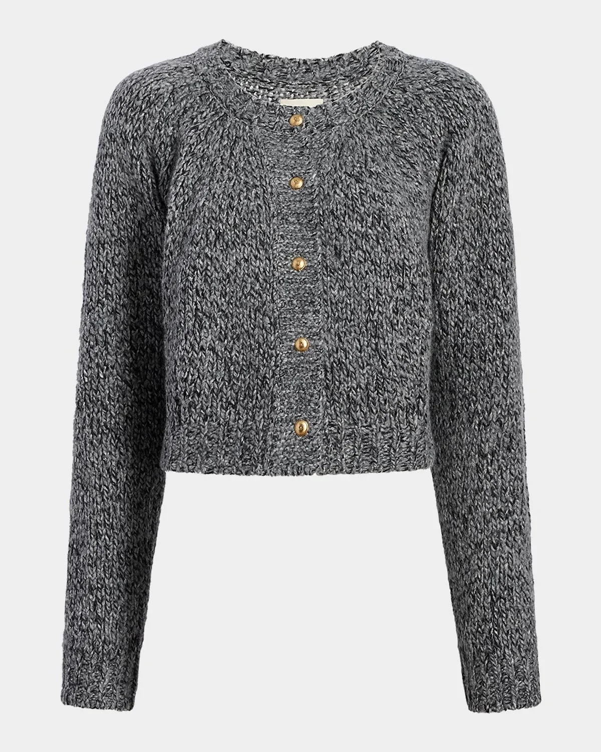 Niels Cashmere-Silk Crewneck Cardigan - 1