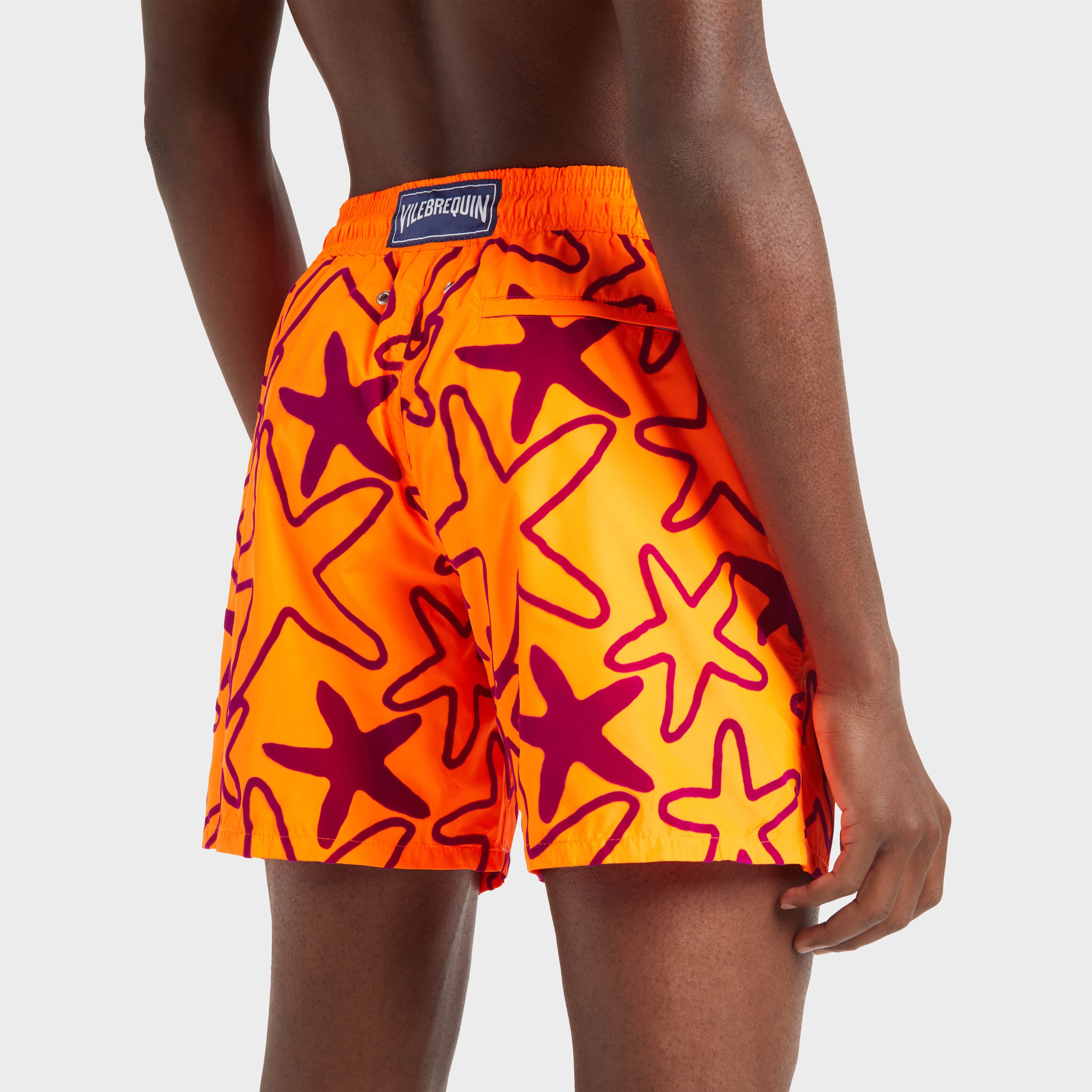 Men Ultra-light and packable Swim Shorts Flocked Starlettes - 6
