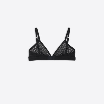 BALENCIAGA Women's Elastic Bra in Black outlook