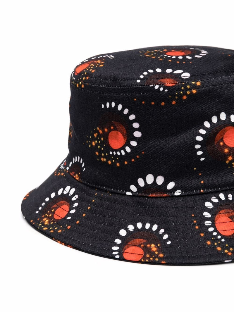 rabanne firework-print bucket hat outlook