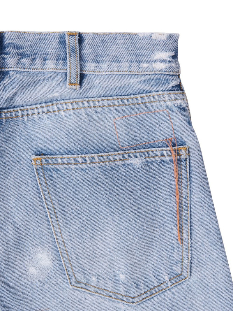 high-waisted five-pocket denim wide-leg jeans 5